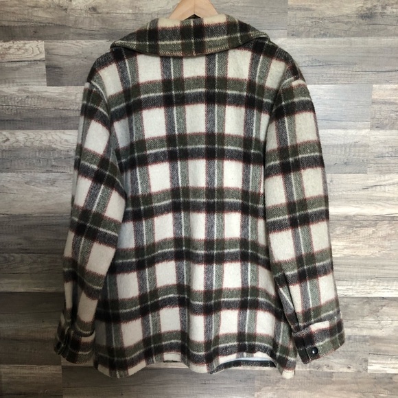 Vintage Plaid Wool Men's Chore Barn Jacket Medium - Picture 11 of 12